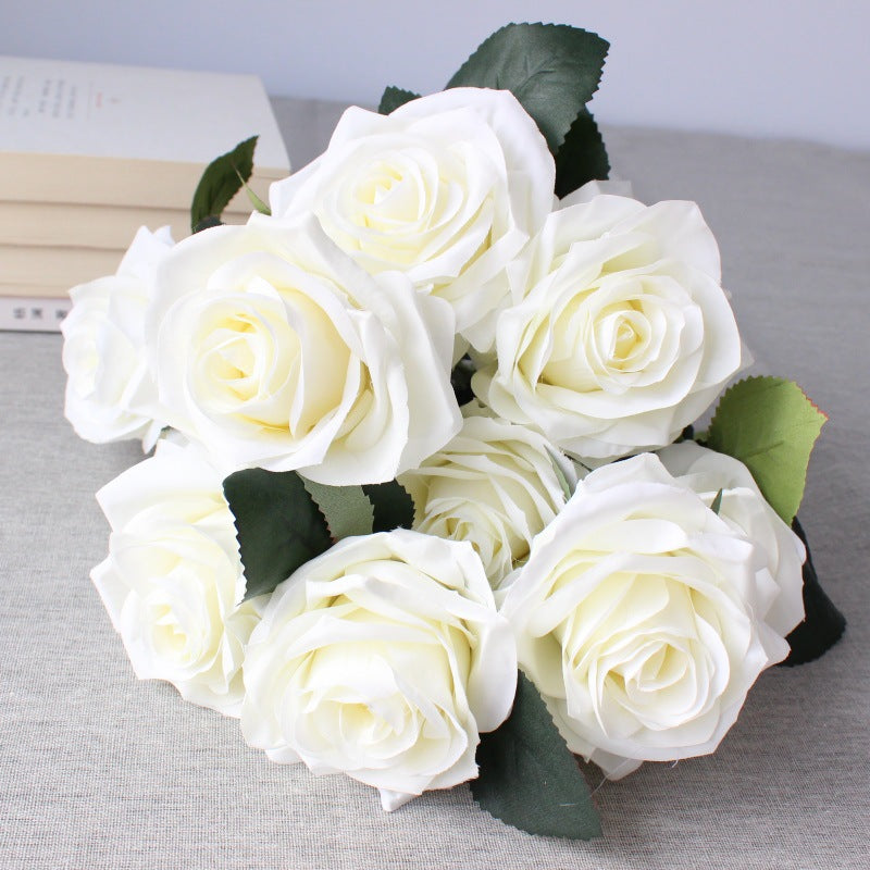 Premium Lifesize Artificial Rose Bouquet