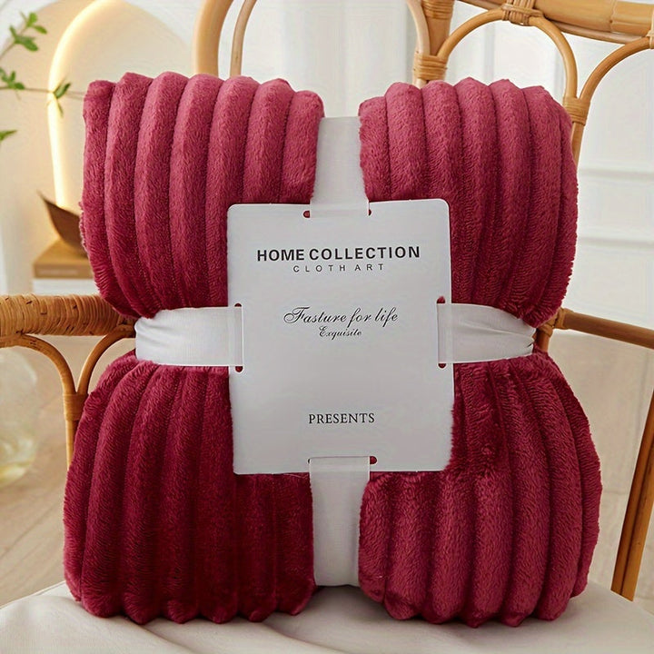 Luxury Flannel Polyester Blanket – Ultimate Comfort & Warmth Kalsten
