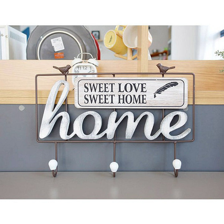 Decorative Wall Hook Shelf
