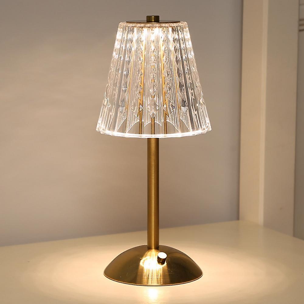 – Gold crystal table lamp | Kalsten