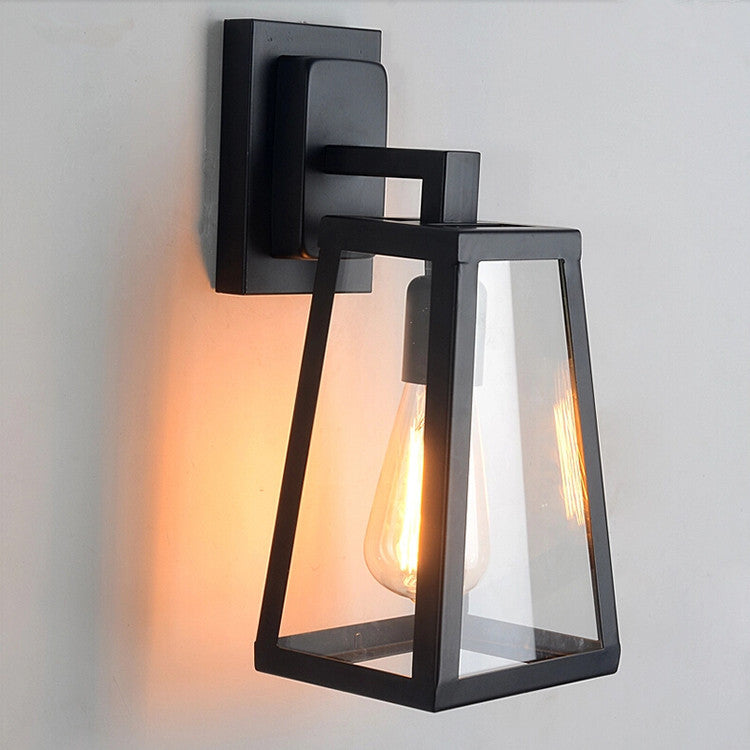 Industrial Glass Wall Sconce