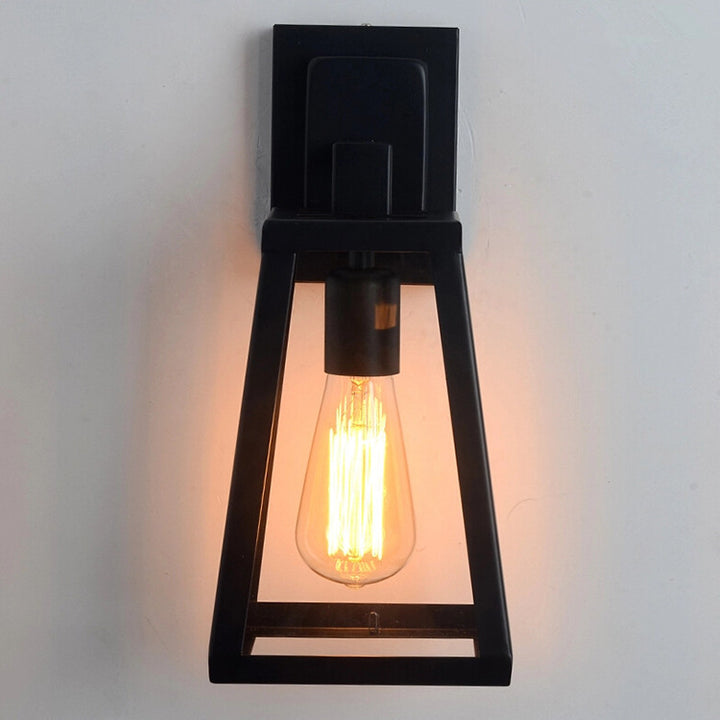 Industrial Glass Wall Sconce