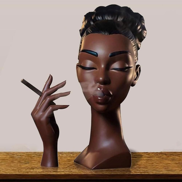 Kalsten | Incense Burner Statue | Artistic Resin Design | Backflow Smoke Effect | 7.8 in