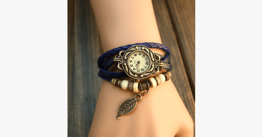 Kalsten | The Boho-Chic Leaf Vintage Watch