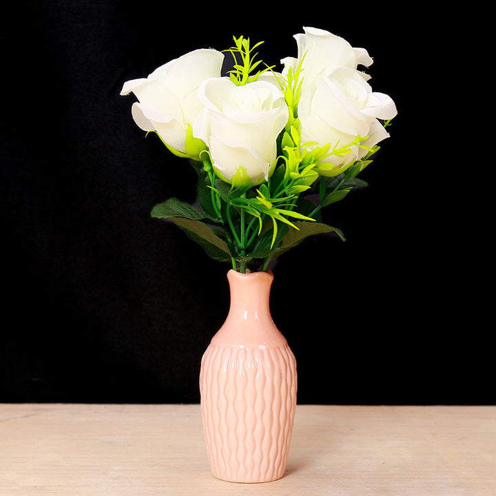 Textured Ceramic Flower Vase Kalsten 1790310283
