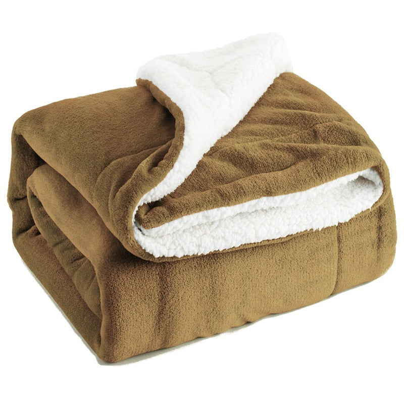 Women soft and warming fleece blanket Kalsten