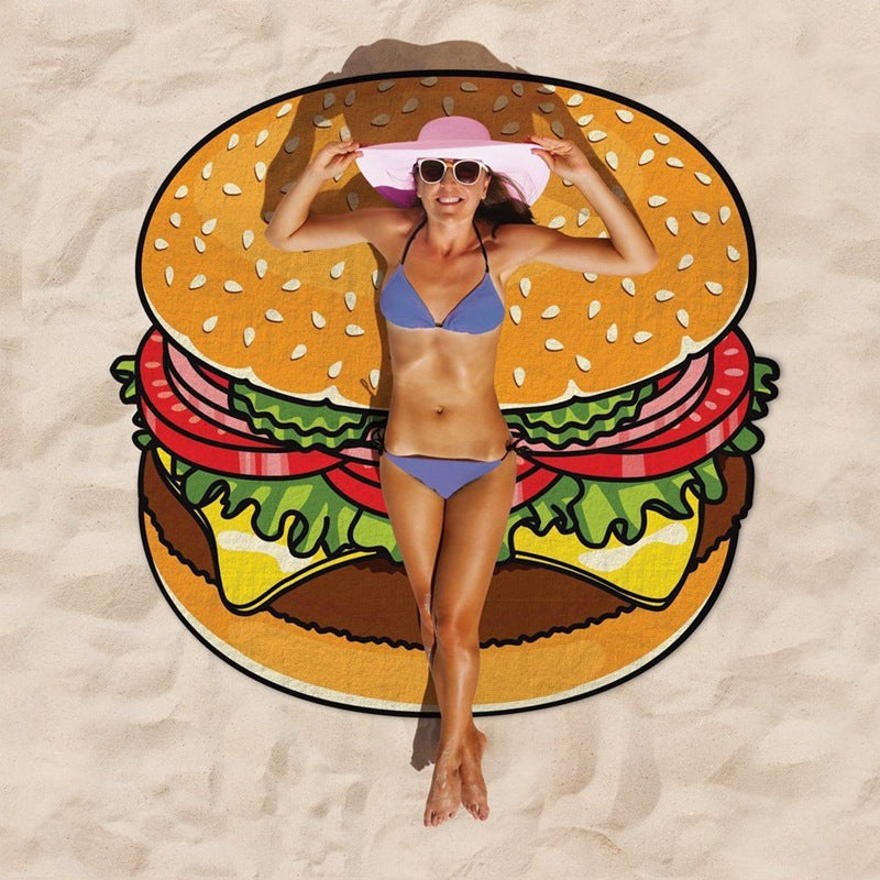 Ladies large beach lounger with Hamburger design Kalsten