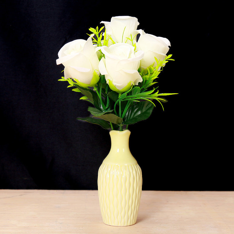 Textured Ceramic Flower Vase Kalsten 1790310283