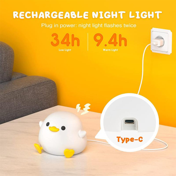 Ducky Buddy Lamp - Soothing Night Light For A Better Sleep Of Your Child Kalsten