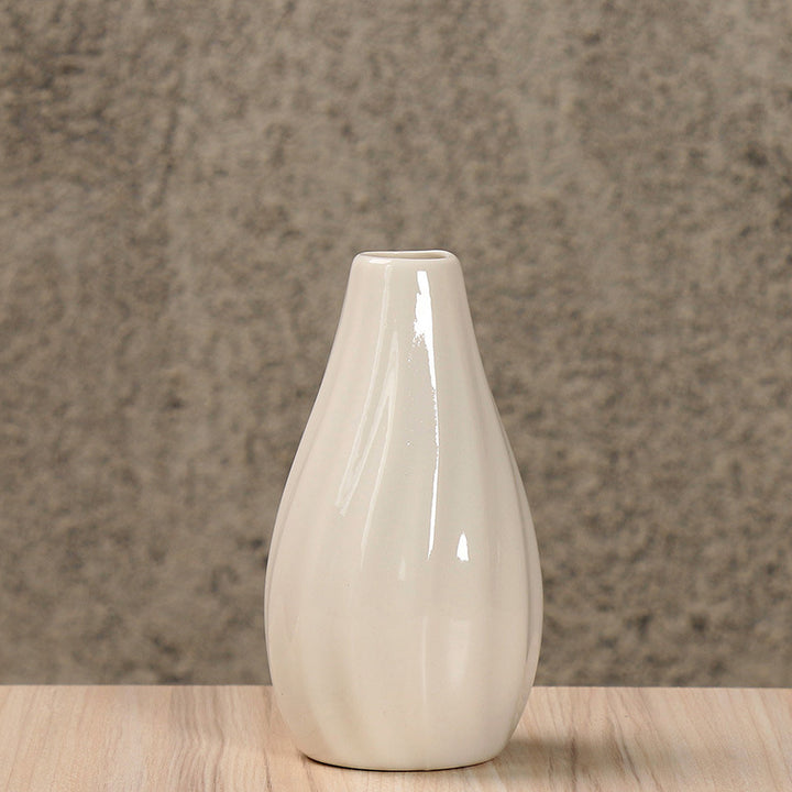 Elegant Ceramic Teardrop Vase Kalsten