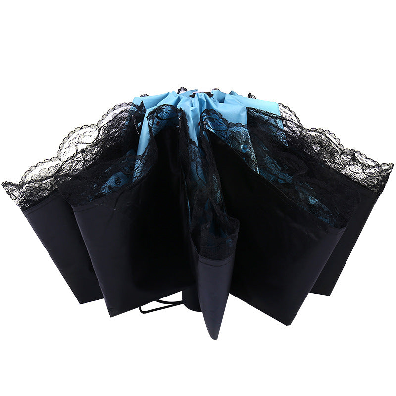 Women's sun umbrella with romantic butterfly design Kalsten