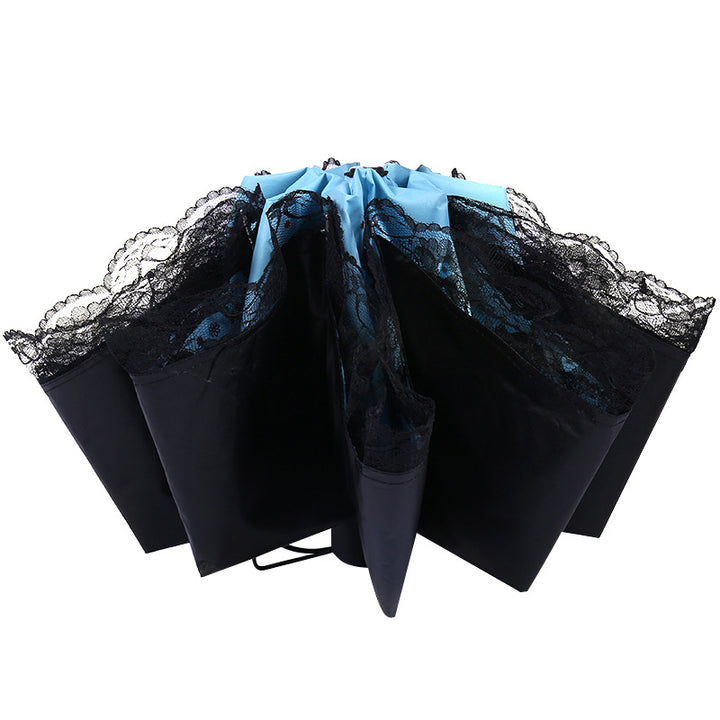 Women's sun umbrella with romantic butterfly design Kalsten