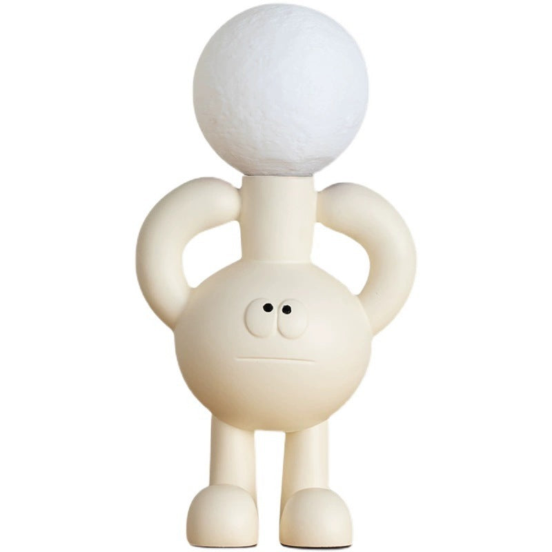 Playful Table Lamp with Glass Ball - Glombra | Kalsten