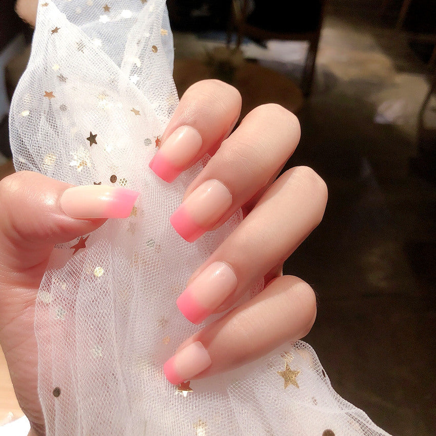 Ombre French Tip Press-On Nails