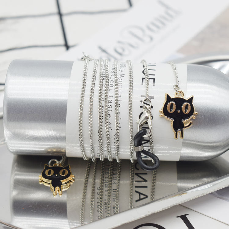 Cat Charm Pendant Necklace Kalsten