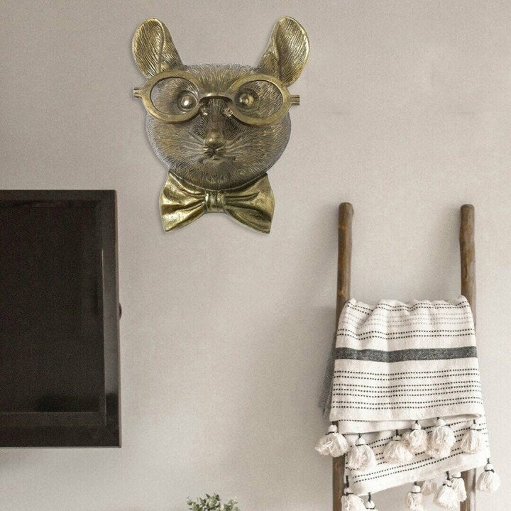ArtBeest Animal Head Wall Decoration – Hand-Painted Playful Figures Made of Resin | Kalsten