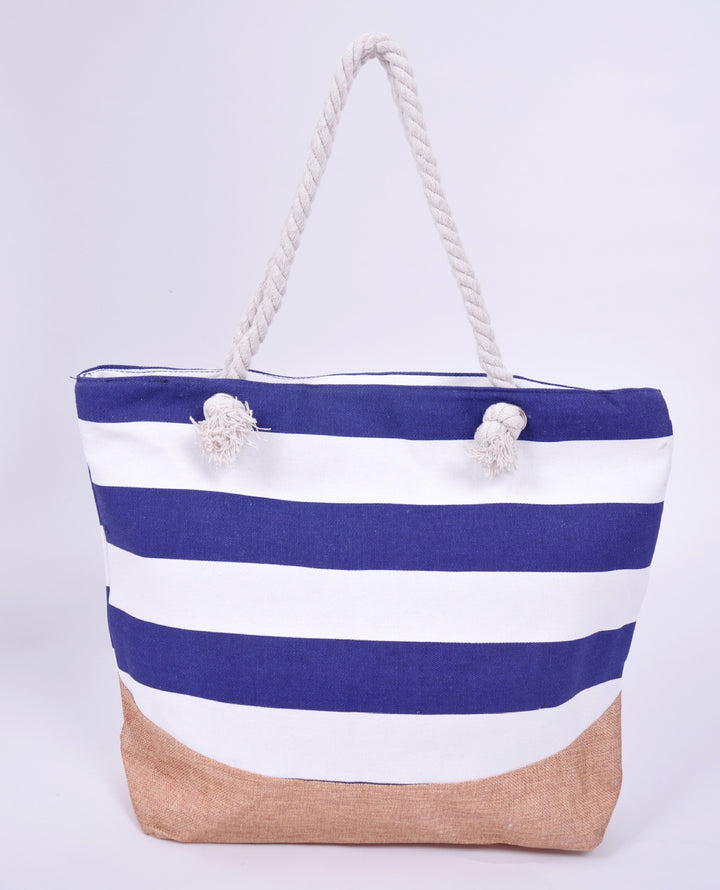 Spacious beach bag with maritime anchor design Kalsten