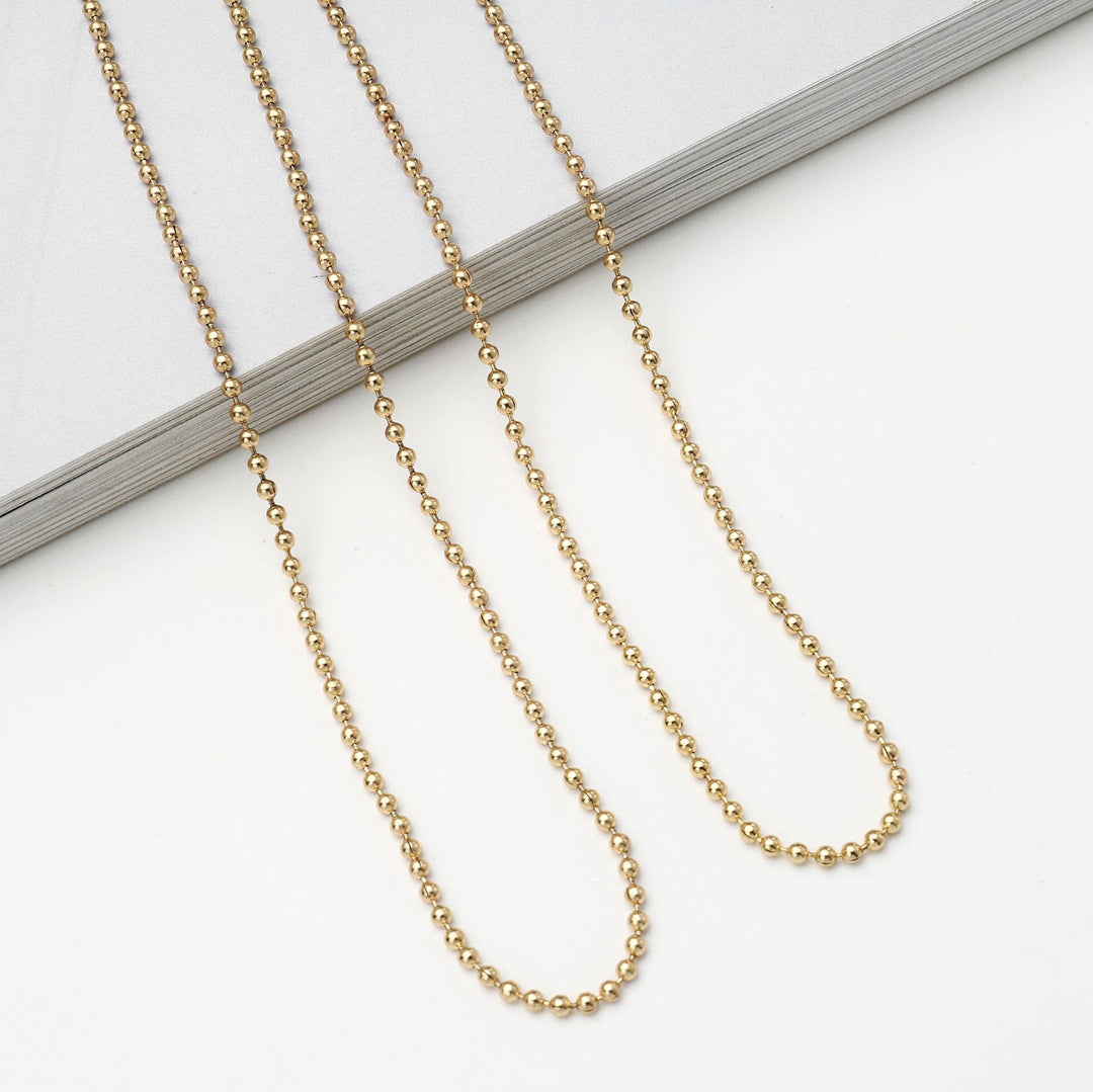 Eyewear Holder Chain with Metal Ball Beads Kalsten