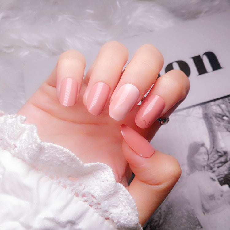 Elegant Glossy Press-On Nails