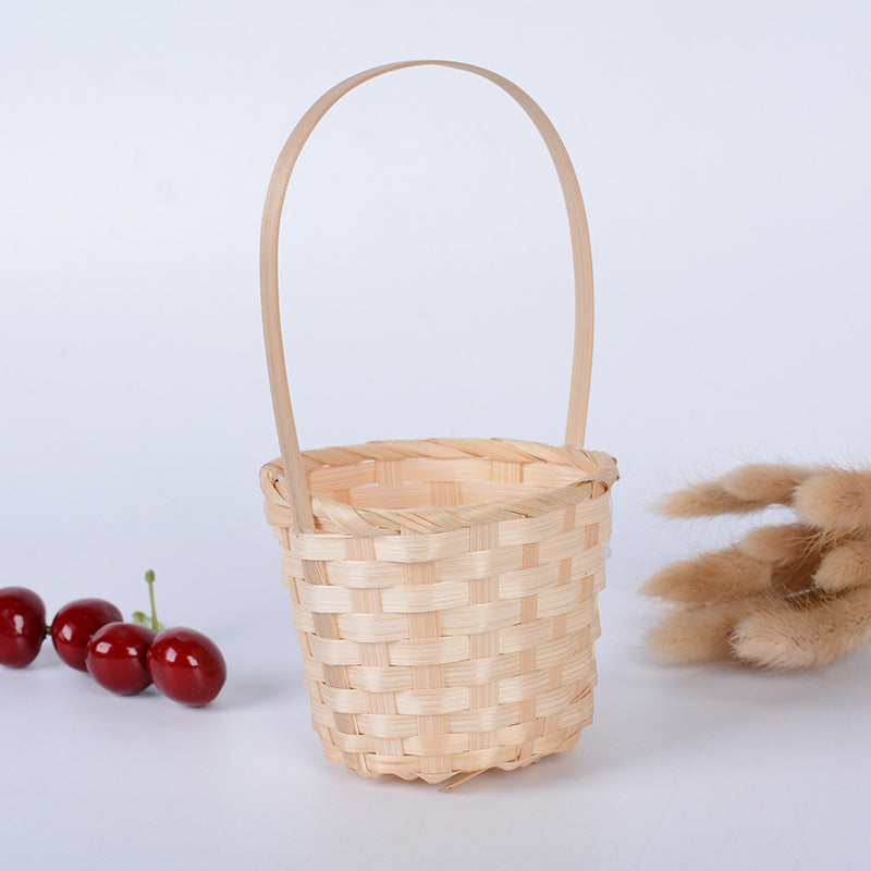 Handcrafted Natural Woven Storage Basket Kalsten