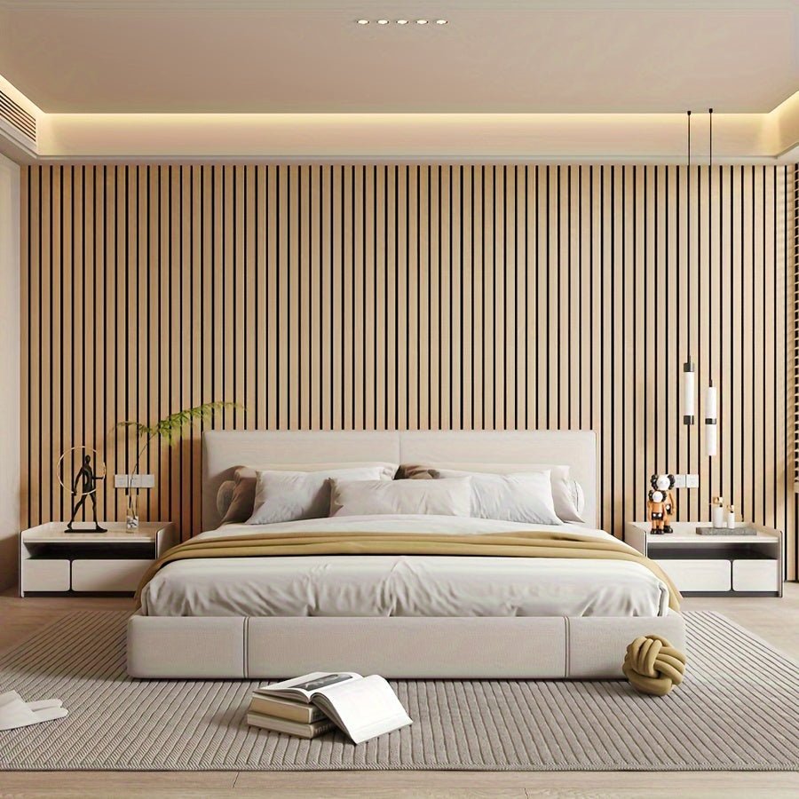 HoutLook Wall Panels – Self-Adhesive 3D PVC Wall Covering for Quick Living Effect | Kalsten