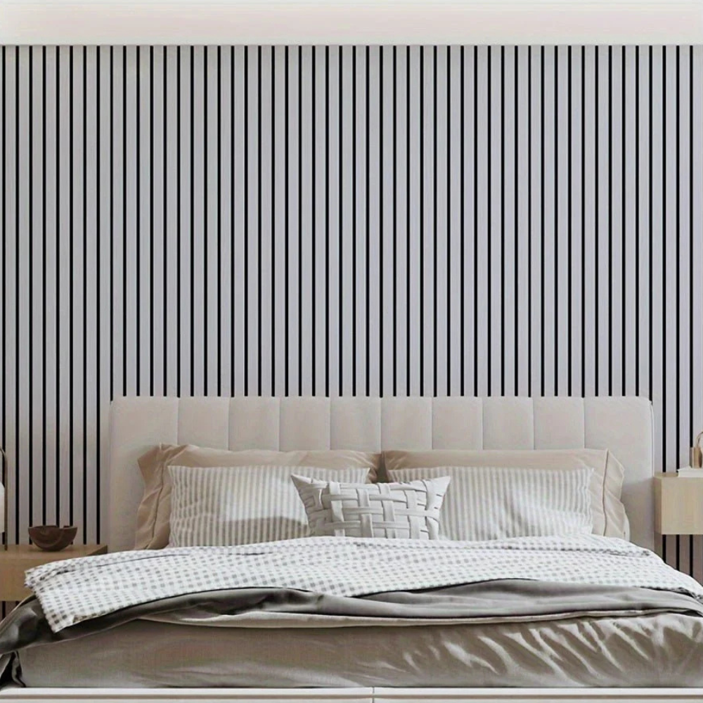 Kalsten | Wall Sticker 3D Wood Look PVC Panel Self Adhesive Waterproof