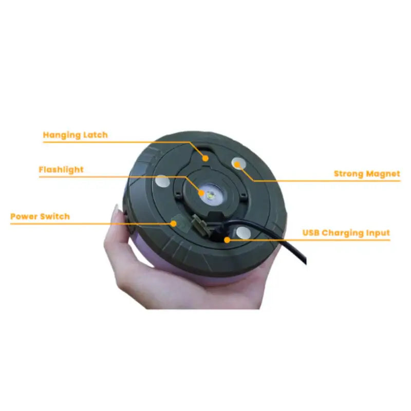 Rechargeable Camping Light with String Lights