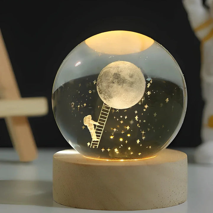3D Crystal Ball LED Night Light Kalsten