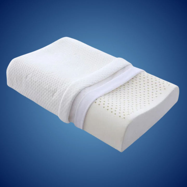 EcoNeck Comfort | 100% Natural Latex Orthopedic Pillow - for Neck Pain - Comfortable and Supportive Pillow - Better Sleep - Wellness Kalsten