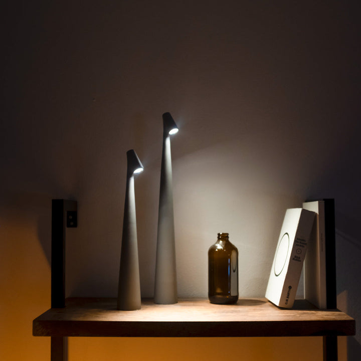 Modern Red Metal LED Table Lamp Kalsten