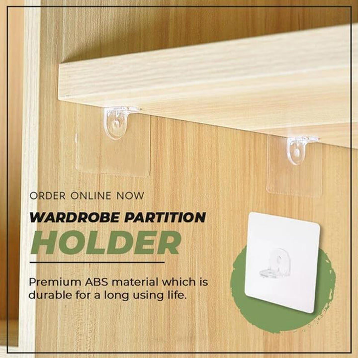 Wardrobe partition holder | Kalsten