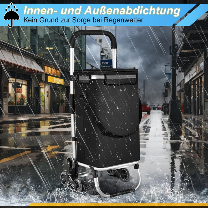 Shopping trolley shopping roller foldable 40L | Kalsten