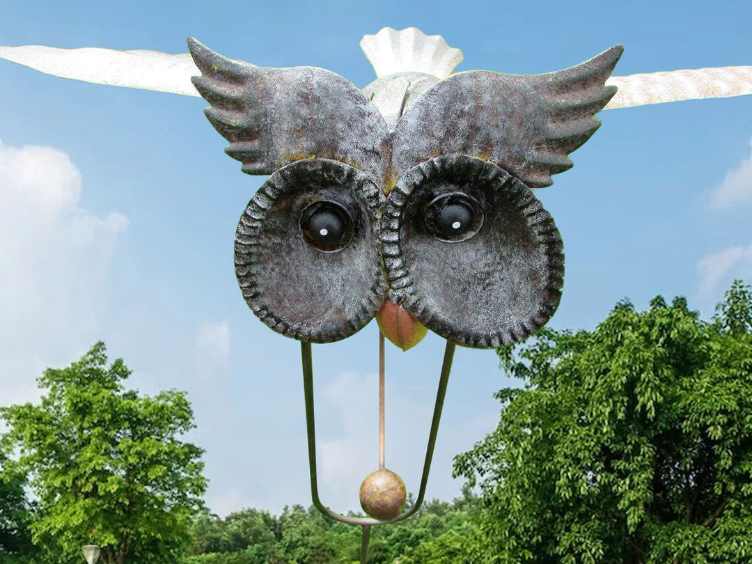 Kalsten | WindGarden | Metal Garden Twirler Wind Spinner with Ground Stake – Weather Resistant Decor