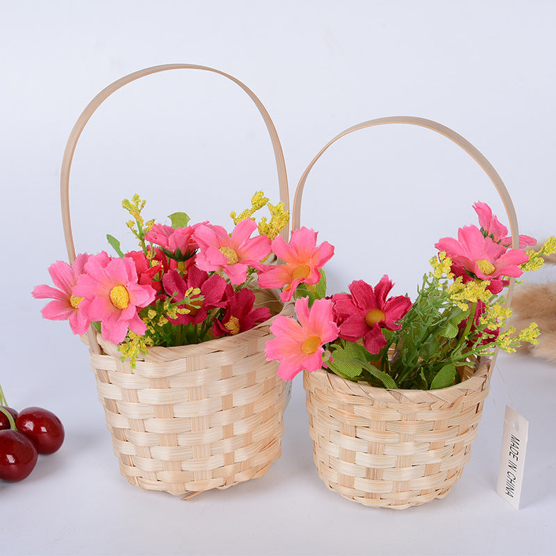 Handcrafted Natural Woven Storage Basket Kalsten
