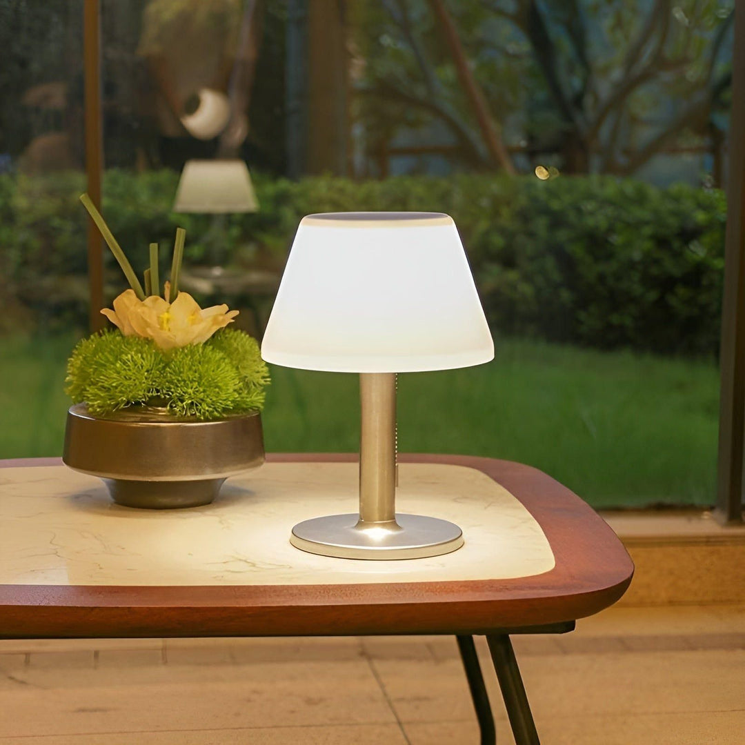Elegant solid table lamp for outdoor charm Kalsten