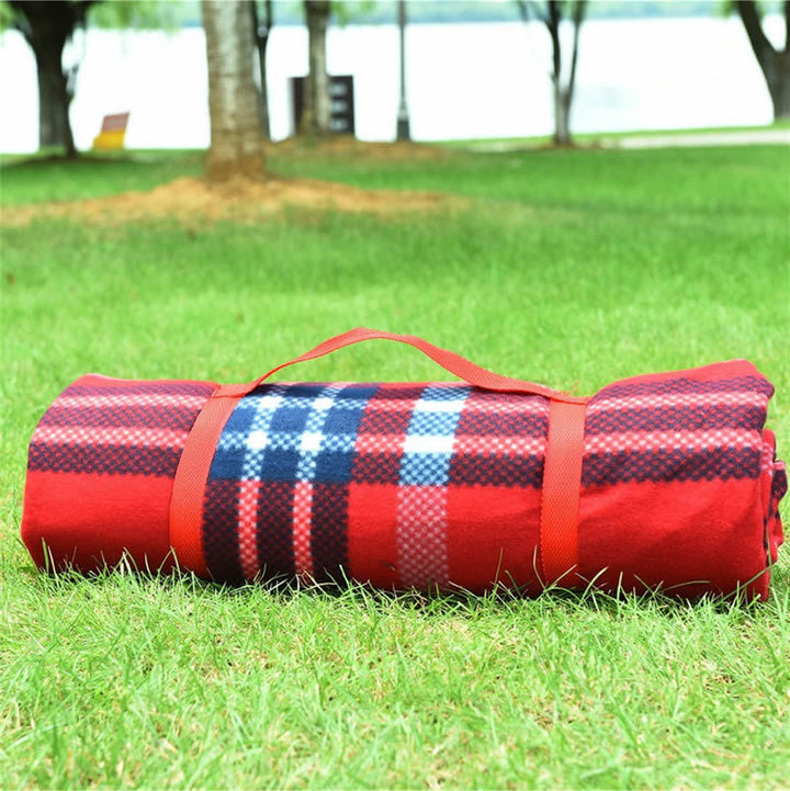 Women’s foldable picnic blanket with water-repellent underside Kalsten