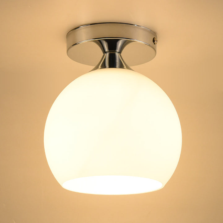 Modern Glass Globe Ceiling Light