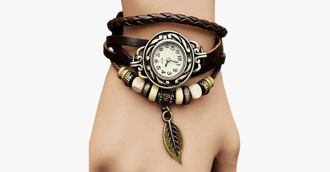 Kalsten | The Boho-Chic Leaf Vintage Watch