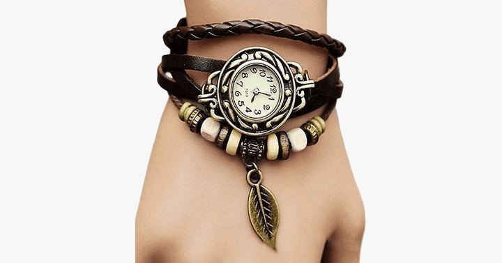 Kalsten | The Boho-Chic Leaf Vintage Watch