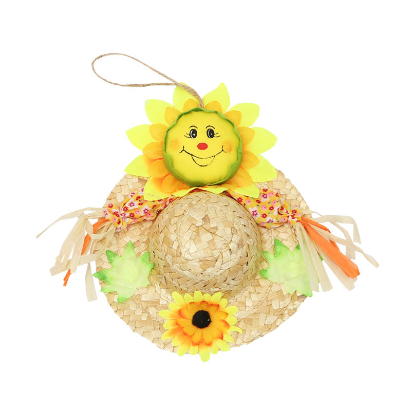 Decorative Straw Sun Hat