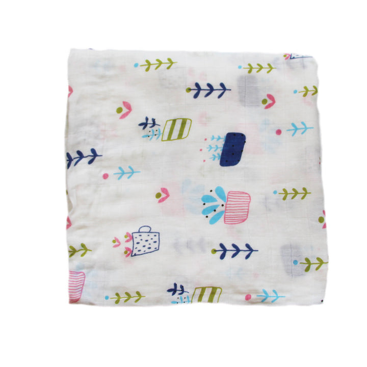 Soft Cotton Muslin Swaddle Blanket kalsten