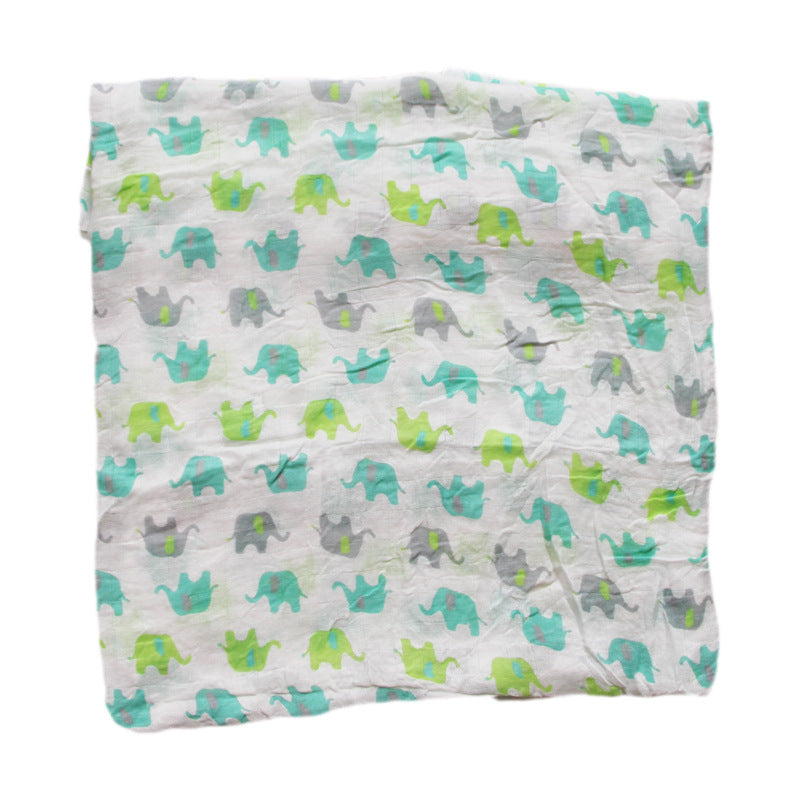 Organic Cotton Dinosaur Print Muslin Swaddle kalsten
