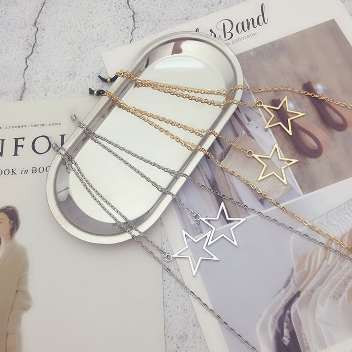 Star-Embellished Eyewear Chain Kalsten