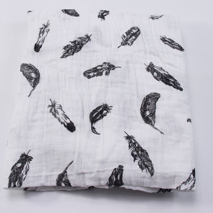 Cotton Muslin Baby Blanket with Heart Pattern kalsten