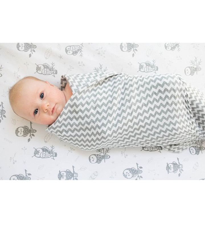 Cotton Muslin Baby Blanket with Heart Pattern kalsten
