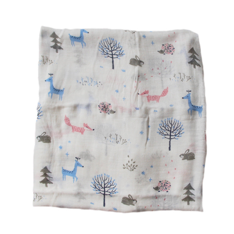 Organic Cotton Dinosaur Print Muslin Swaddle kalsten