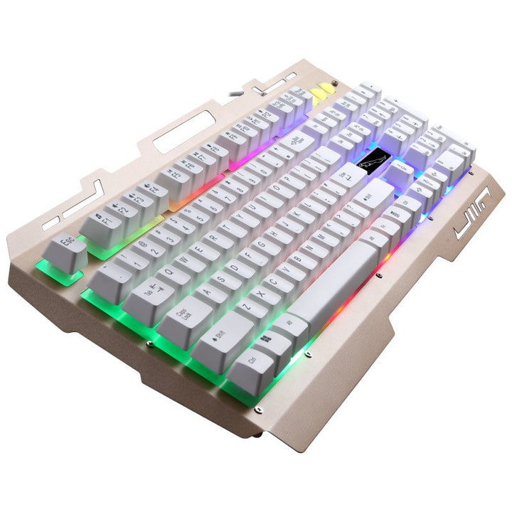 RGB Backlit Mechanical Gaming Keyboard with Smartphone Holder Kalsten