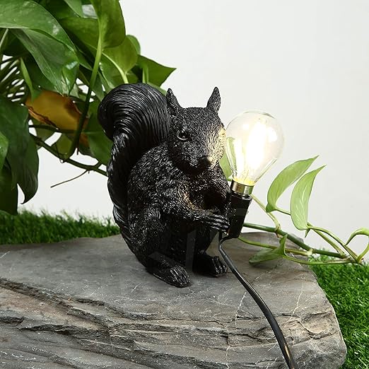 Kalsten | SquirrelGlow LED Table Lamp | Cute Design & Warm Light for Kids/Room