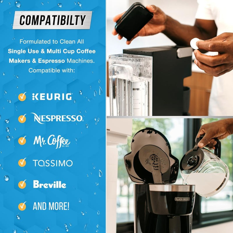 Kalsten | Coffee Maker Cleaning & Descaling Tablets