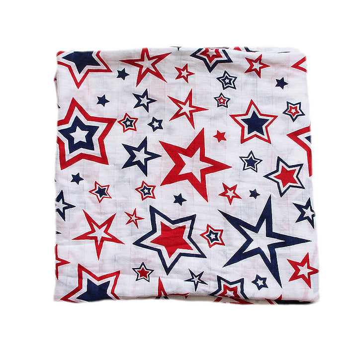 Organic Cotton Dinosaur Print Muslin Swaddle kalsten